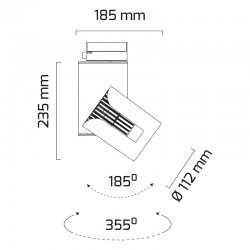 RAY SPOT - 36 W - LED- GY 3590 RAY SPOT - 36 W - LED- GY 3590