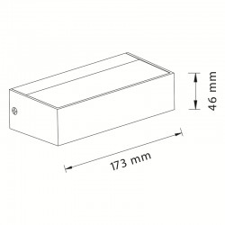 DIŞ MEKAN APLİK LED Lİ - GY 6217 DIŞ MEKAN APLİK LED Lİ - GY 6217