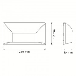 DIŞ MEKAN APLİK LED Lİ - GY 6218