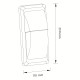 GOYA LIGHTING - DIŞ MEKAN APLİK LED Lİ - GY 6219 GOYA LIGHTING DIŞ MEKAN APLİK LED Lİ - GY 6219 GY 6219
