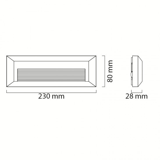 GOYA LIGHTING - DIŞ MEKAN MERDİVEN APLİK LED Lİ - GY 4357 GOYA LIGHTING DIŞ MEKAN MERDİVEN APLİK LED Lİ - GY 4357 GY 4357