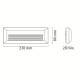 GOYA LIGHTING - DIŞ MEKAN MERDİVEN APLİK LED Lİ - GY 4357 GOYA LIGHTING DIŞ MEKAN MERDİVEN APLİK LED Lİ - GY 4357 GY 4357