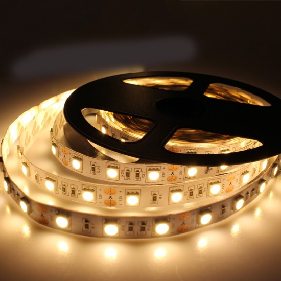 MERVESAN 12 V ŞERİT LED 5050-3000K-10 MT PAKET -İÇ MEKAN IP 20 MRW-L-5050-GI