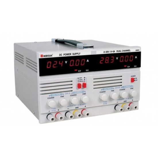 MERVESAN - 10 A LABORATUAR TİP AYARLI GÜÇ KAYNAĞI - MS-305-D11 MERVESAN 10 A LABORATUAR TİP AYARLI GÜÇ KAYNAĞI - MS-305-D11 MS-305-D11
