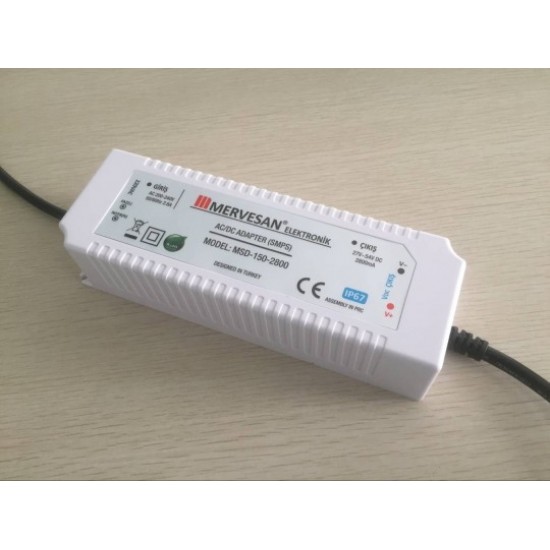MERVESAN - 2800 mA 150 W SABİT AKIM AC/DC LED DRİVER IP 67 - MSD-150-2800 MERVESAN 2800 mA 150 W SABİT AKIM AC/DC LED DRİVER IP 67 - MSD-150-2800 MSD-150-2800