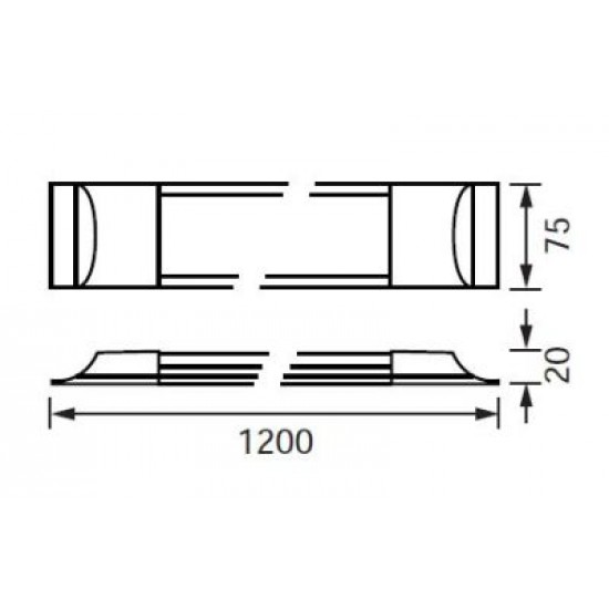 JUPİTER - LE487 S LED"li Bant Arm. (3000K) IP20 36W 2600LM JUPİTER LE487 S LED"li Bant Arm. (3000K) IP20 36W 2600LM LE487 S