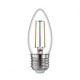 ECOLITE LED VINTAGE CANDLE C35 Ampul - 4W E27 ŞEFFAF 2700K C35.VC34W3E27.27K