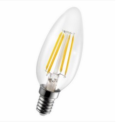 LED VINTAGE CANDLE Ampul - 4 W E14 ŞEFFAF BUJİ LED VINTAGE CANDLE Ampul - 4 W E14 ŞEFFAF BUJİ