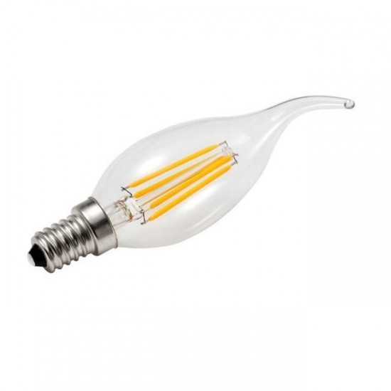 ECOLITE - LED VINTAGE CANDLE FLAME Ampul - 4 W E14 KIVRIK MUM ECOLITE LED VINTAGE CANDLE FLAME Ampul - 4 W E14 KIVRIK MUM ECOLED-4W-VCF