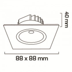 KARE LED SPOT- 5 W - GY 1733 KARE LED SPOT- 5 W - GY 1733