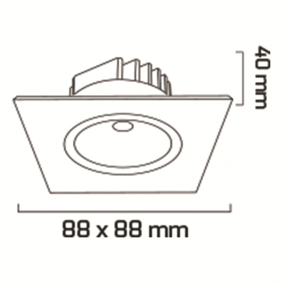 GOYA LIGHTING - KARE LED SPOT- 5 W - GY 1733 GOYA LIGHTING KARE LED SPOT- 5 W - GY 1733 GY 1733