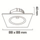 GOYA LIGHTING - KARE LED SPOT- 5 W - GY 1733 GOYA LIGHTING KARE LED SPOT- 5 W - GY 1733 GY 1733