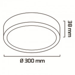 LED PANEL SIVA ÜSTÜ - 24 W - GY 1883-24 LED PANEL SIVA ÜSTÜ - 24 W - GY 1883-24