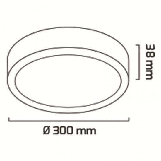 GOYA LIGHTING - LED PANEL SIVA ÜSTÜ - 24 W - GY 1883-24 GOYA LIGHTING LED PANEL SIVA ÜSTÜ - 24 W - GY 1883-24 GY 1883-24