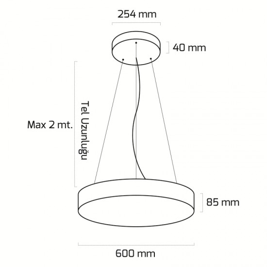 GOYA LIGHTING - YUVARLAK PİZZA 60 - 75 W GOYA LIGHTING YUVARLAK PİZZA 60 - 75 W Yuvarlak Pizza-60