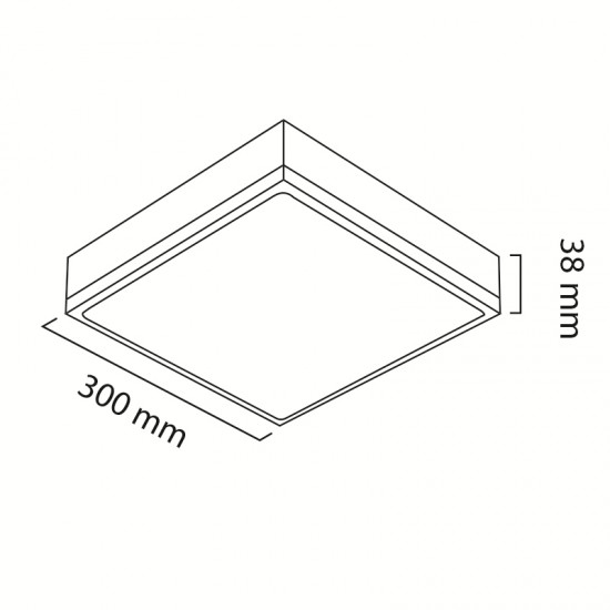 GOYA LIGHTING - LED PANEL SIVA ÜSTÜ - 24 W - GY 1884-24 GOYA LIGHTING LED PANEL SIVA ÜSTÜ - 24 W - GY 1884-24 GY 1884-24
