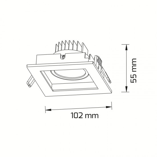 GOYA LIGHTING KARE LED SPOT- 8 W - GY 3101 GY 3101