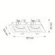 GOYA LIGHTING - LED SPOT- 2 x 8 W - GY 3102 GOYA LIGHTING LED SPOT- 2 x 8 W - GY 3102 GY 3102