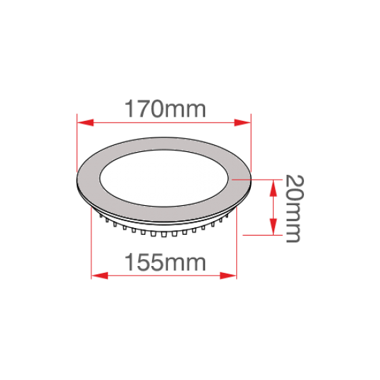 Bruna - 12w Ankastre Saten Çerçeveli Led Panel Bruna - 12w Ankastre Saten Çerçeveli Led Panel