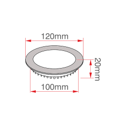 Bruna - 6w Ankastre Saten Çerçeveli Led Panel Bruna - 6w Ankastre Saten Çerçeveli Led Panel