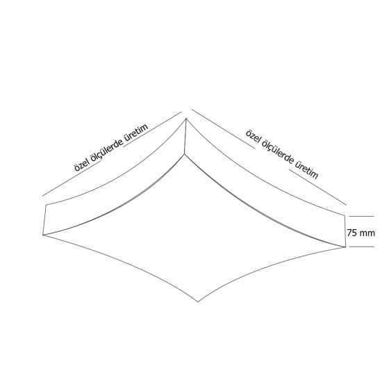Regulus - Dekoratif Köşeli Aydınlatma Armatürü Regulus - Dekoratif Köşeli Aydınlatma Armatürü