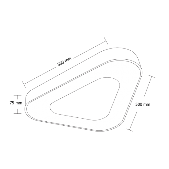 Trian-B - Dekoratif Aydınlatma Armatürü SMD Led Trian-B - Dekoratif Aydınlatma Armatürü SMD Led