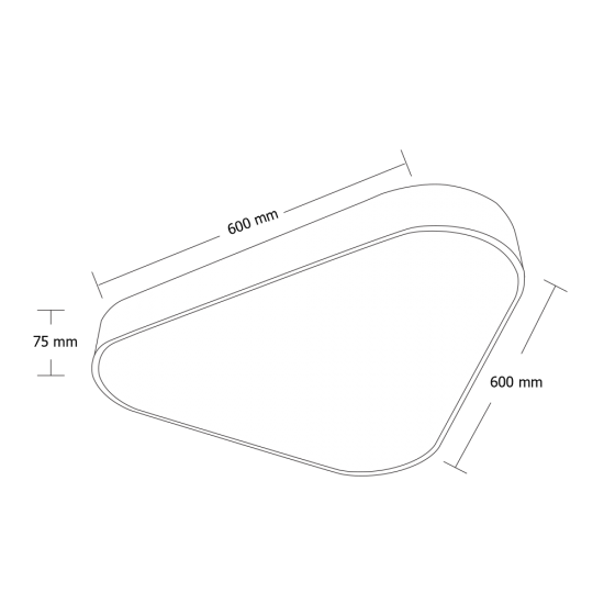 Trian-D - Dekoratif Aydınlatma Armatürü SMD Led Trian-D - Dekoratif Aydınlatma Armatürü SMD Led