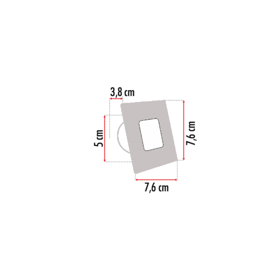 Passo - 1,5w Ankastre Merdiven Armatürü Passo - 1,5w Ankastre Merdiven Armatürü